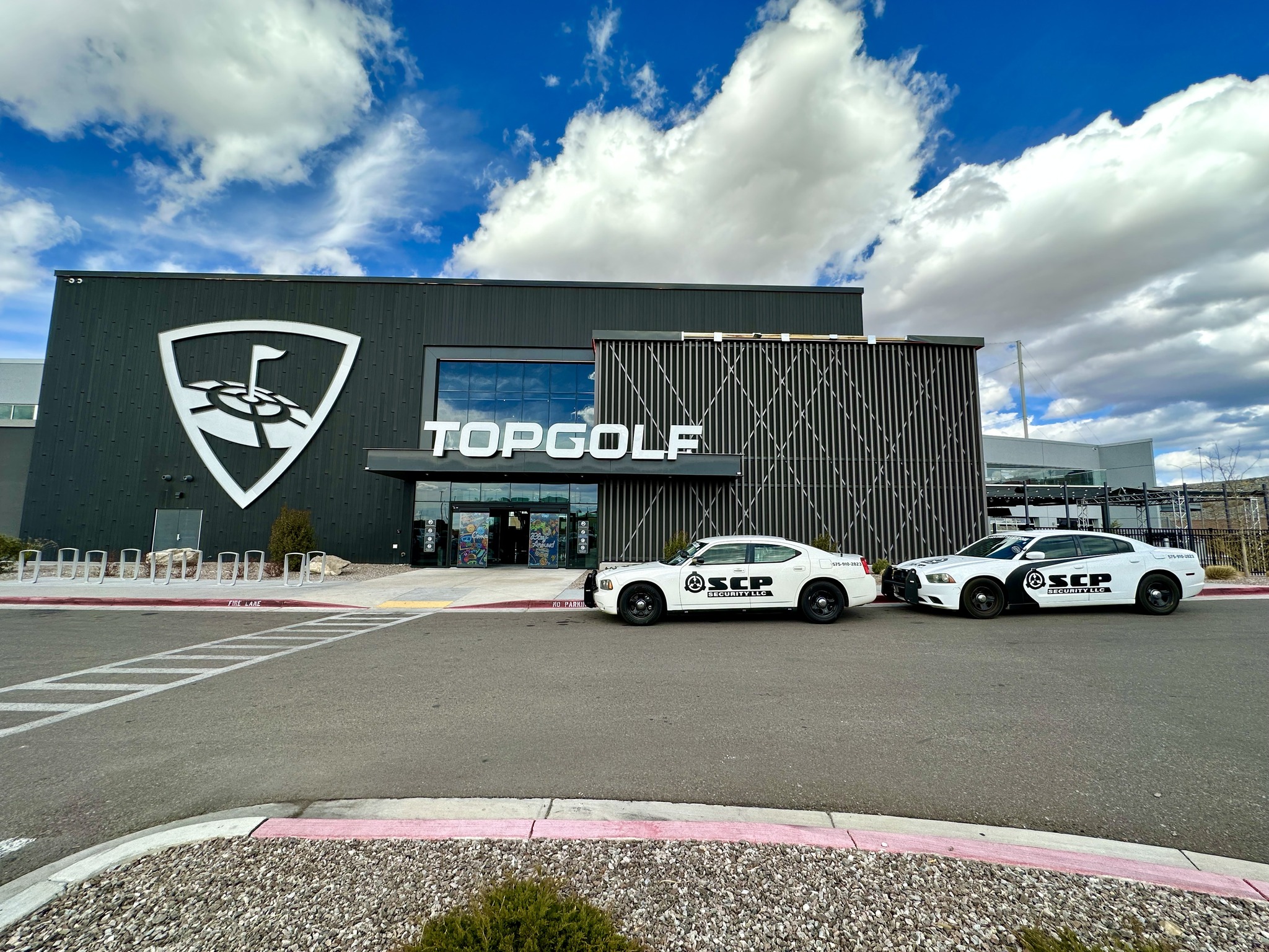 SCP Security fleet branding deployed at Topgolf
